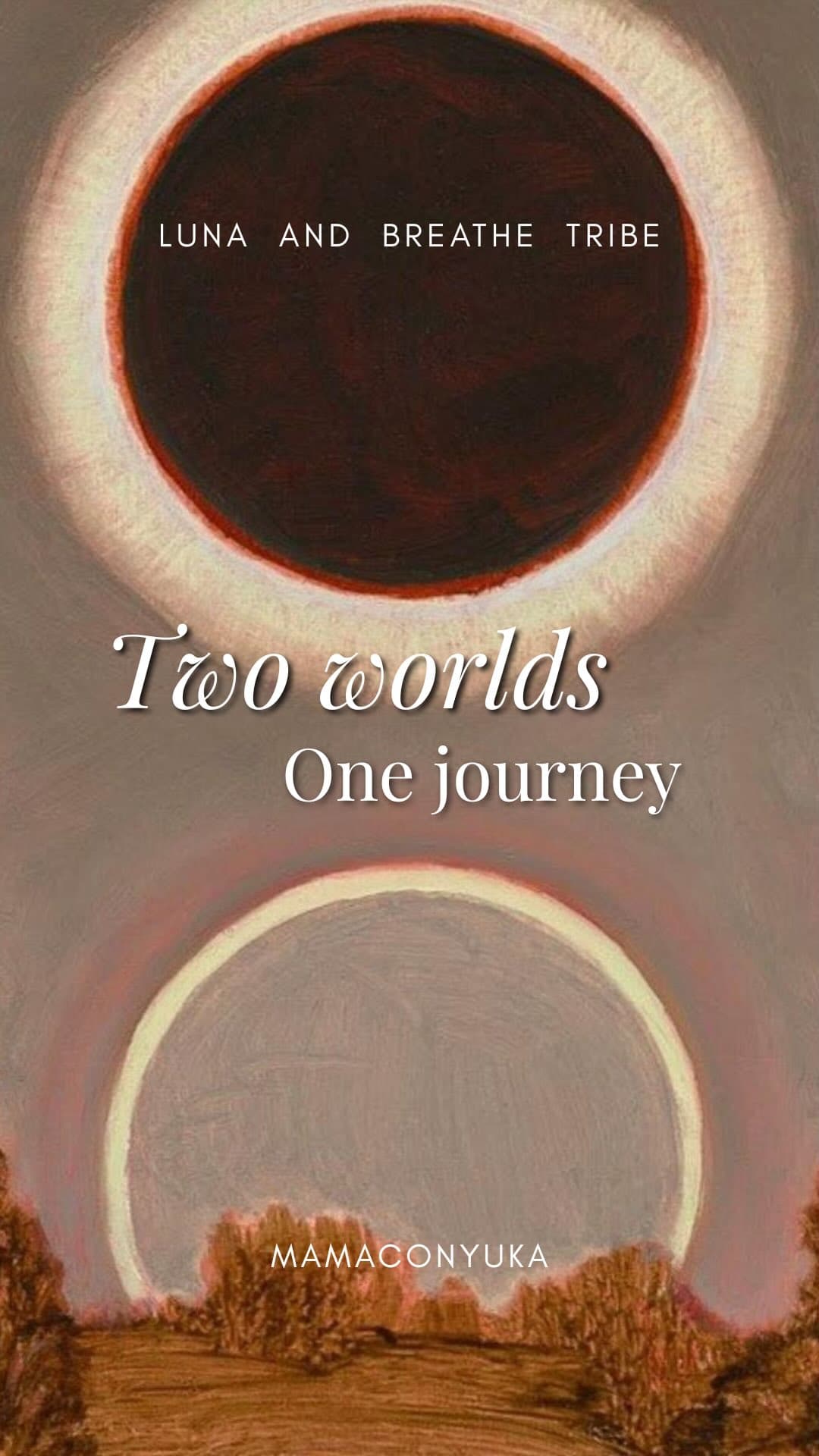 Two Worlds. One Journey. Welcoming my teacher Holanda Castro (@mujermandala) for the New Moon in Leo Solar Eclipse inside the Luna & Breathe Tribe.